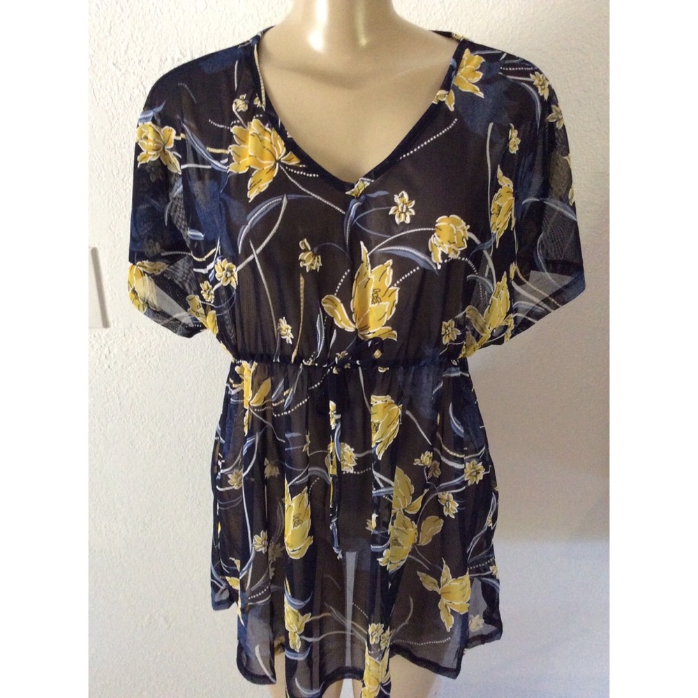 ESPRESSO MATERNITY FLORAL TOP